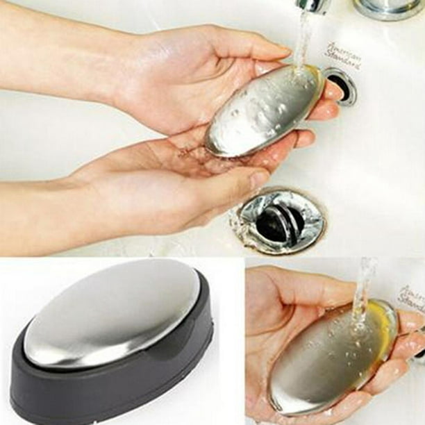 Stainless Steel Soap Shape Deodorize Smell from Hands Retail Eliminating KitMJfi 